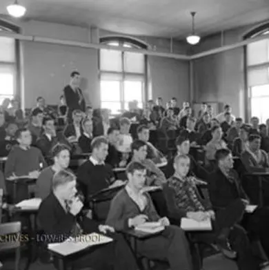 Graduate students in classroom